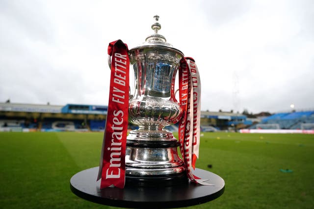 The FA Cup final will kick off at 3pm this year (Zac Goodwin/PA)