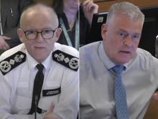 Britain’s top cop in angry clash with Tory deputy chairman Lee Anderson