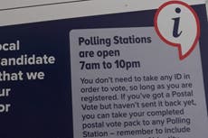 Tory leaflet wrongly tells people they don’t need ID to vote in local elections