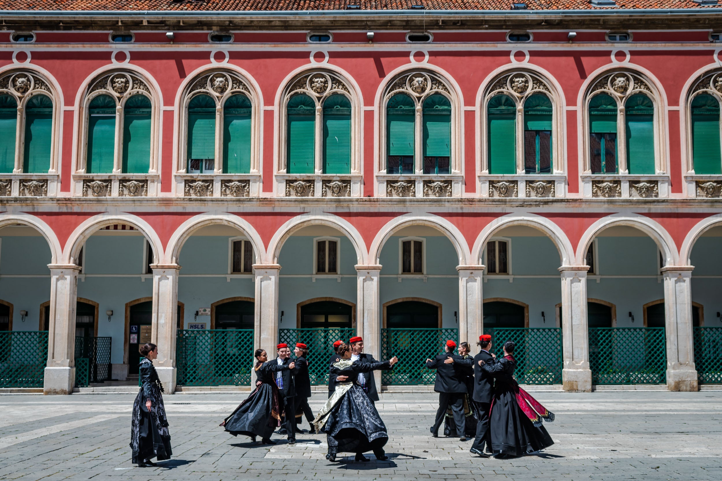 Head to Split’s historical centre to see dancers perform  in national dress