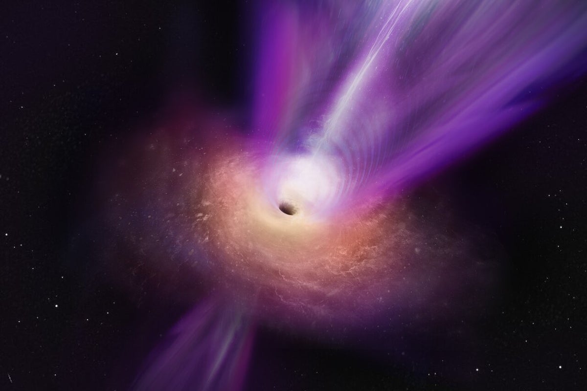 Images show black hole spewing out ‘powerful’ jet for first ever time