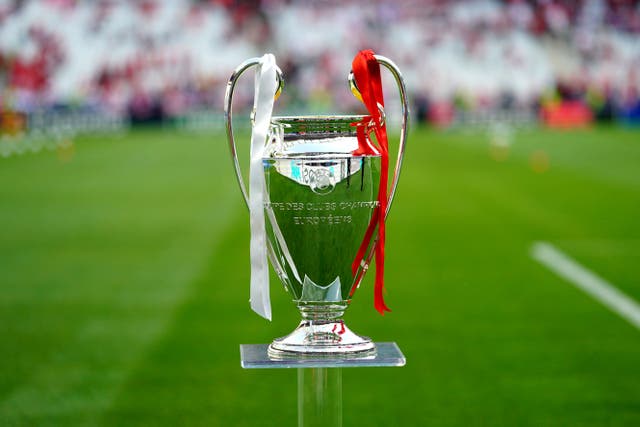 Suggestions the Champions League final could be staged on a different continent have been criticised (Adam Davy/PA)