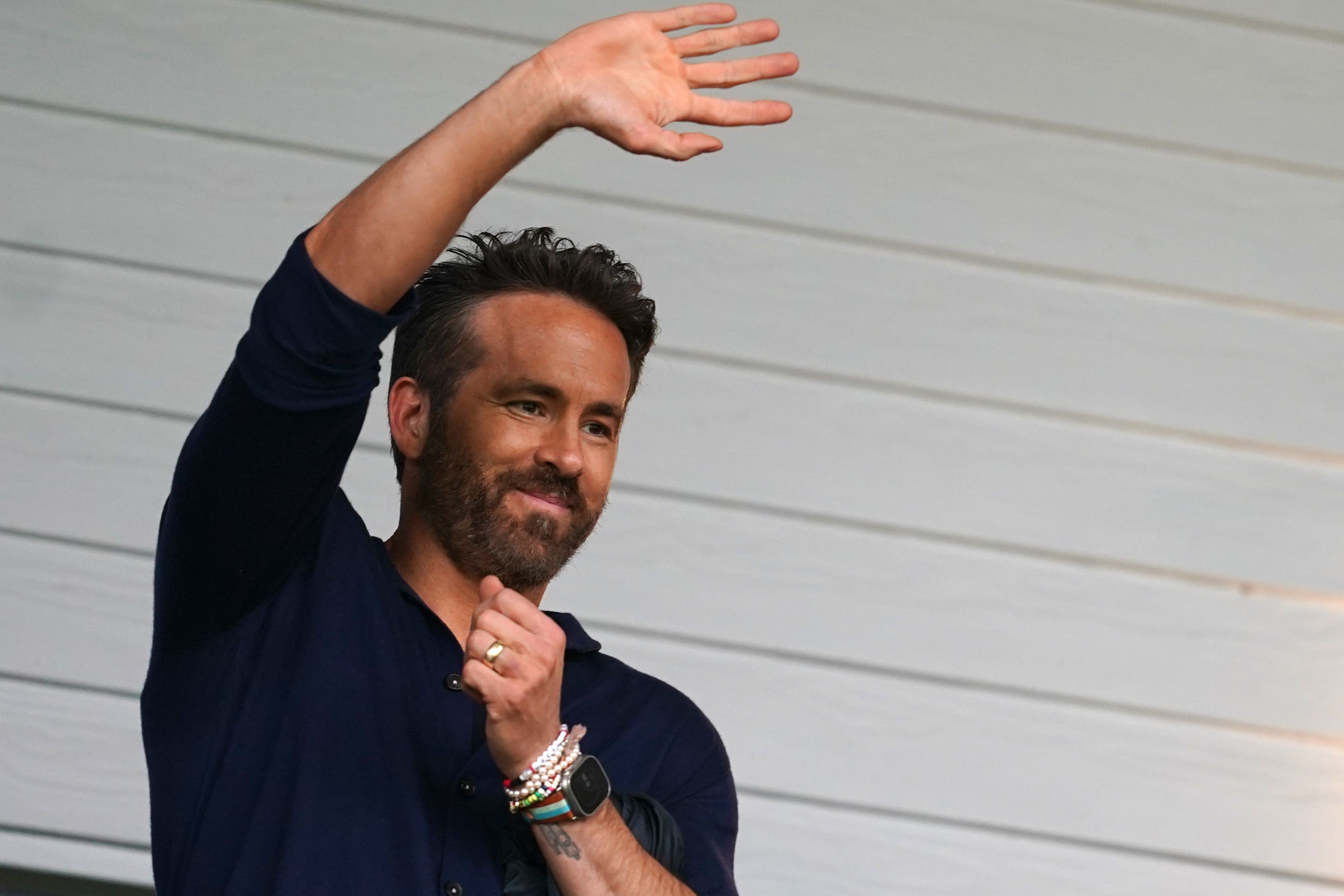 Ryan Reynolds’ Wrexham won promotion last weekend (Martin Rickett/PA)