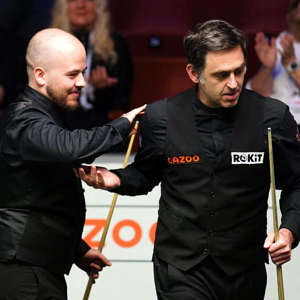 World Snooker Championship: Ronnie O'Sullivan knocked out of by Luca Brecel  | The Independent