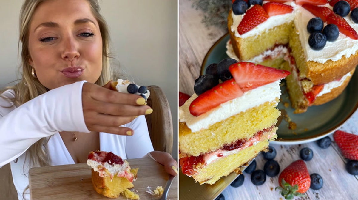 How to make a coronation cake in an air fryer