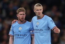 Can Man City’s ‘two beasts’ carry them to win the treble?