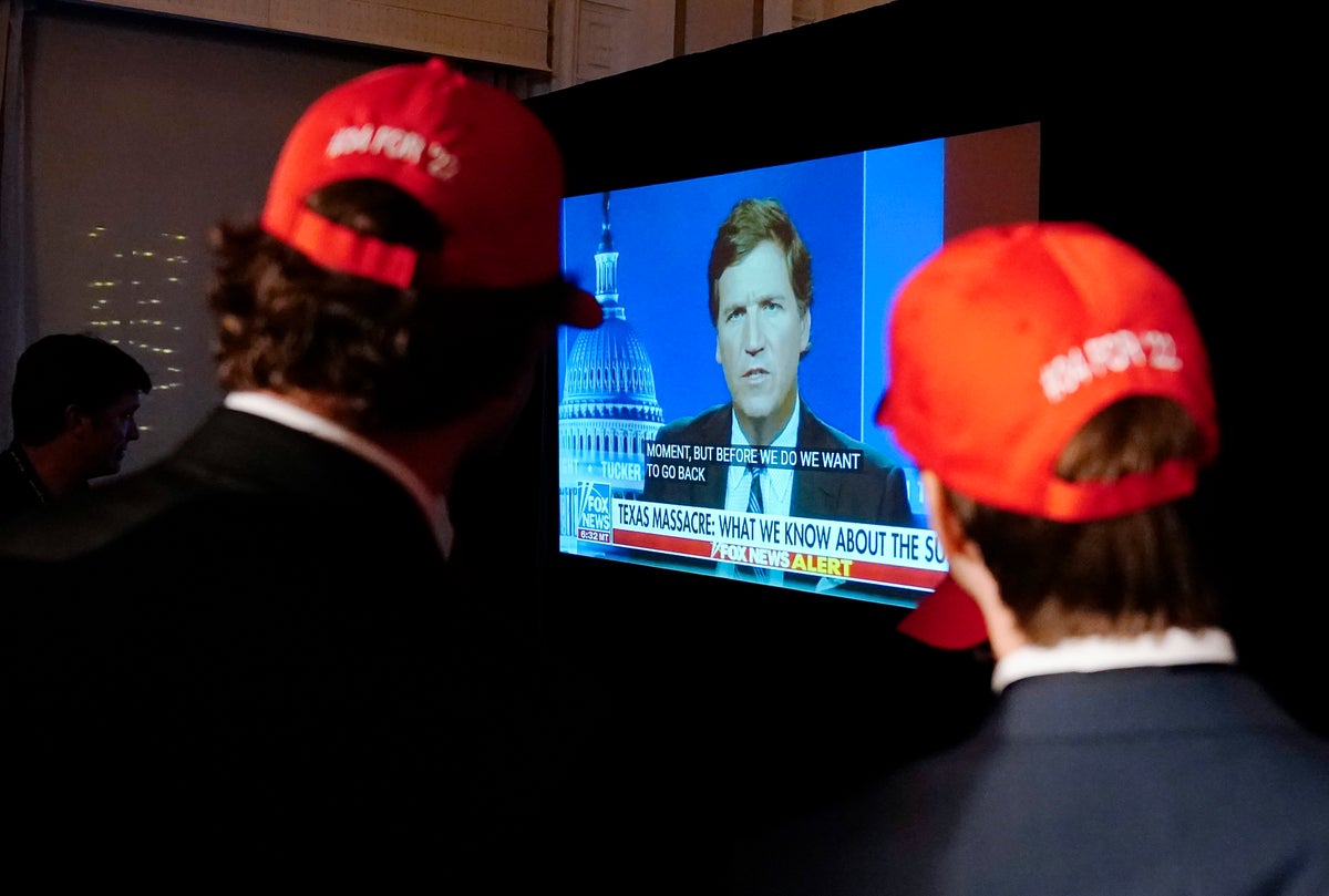 Tucker Carlson’s private messages and damaging lawsuits spark ‘crisis’ at Fox News