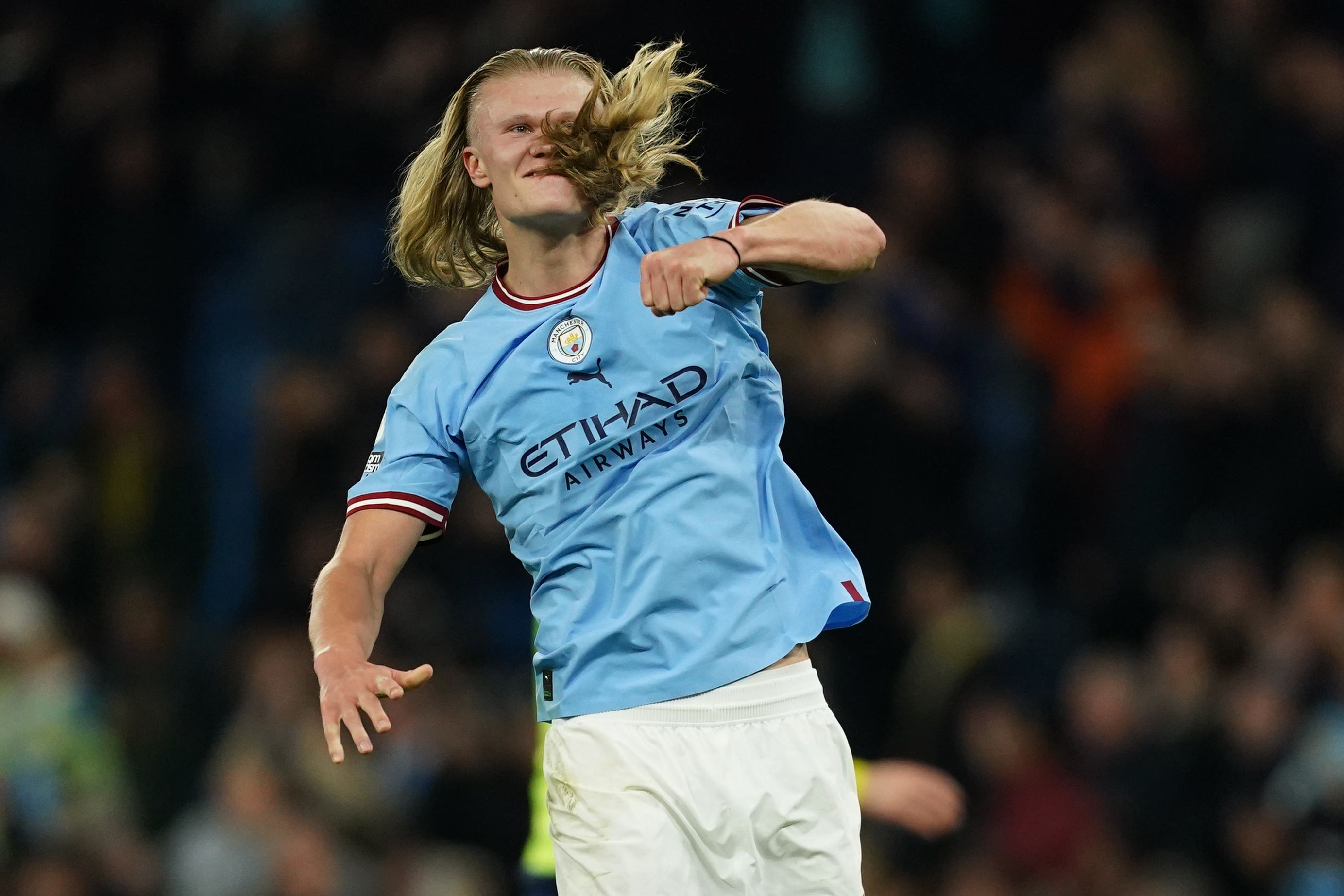 Banging in goals for fun at Man City Erling Haaland’s stunning