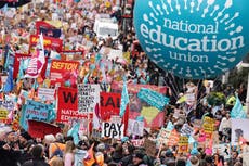 Schools face disruption as teachers across England stage fresh strikes over pay