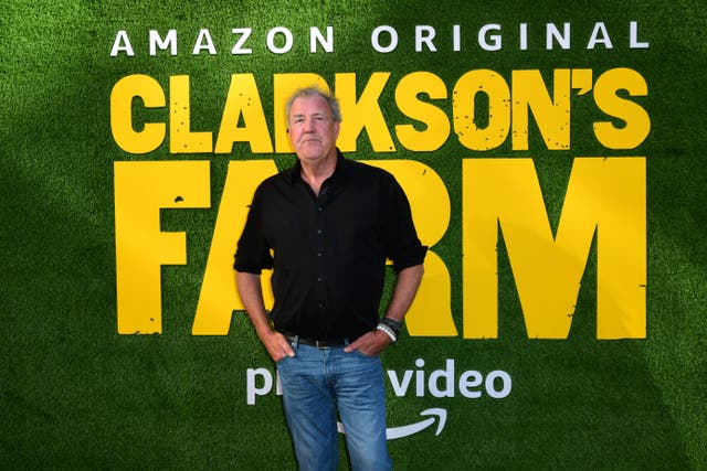 Jeremy Clarkson attending the launch event for Clarkson’s Farm in June 2021. Searches for homes for sale near where Jeremy Clarkson’s TV show Clarkson’s Farm is based have jumped, according to Rightmove (Ian West/PA)