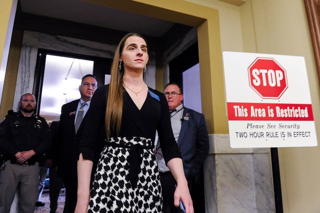 APTOPIX Silenced Transgender Lawmaker