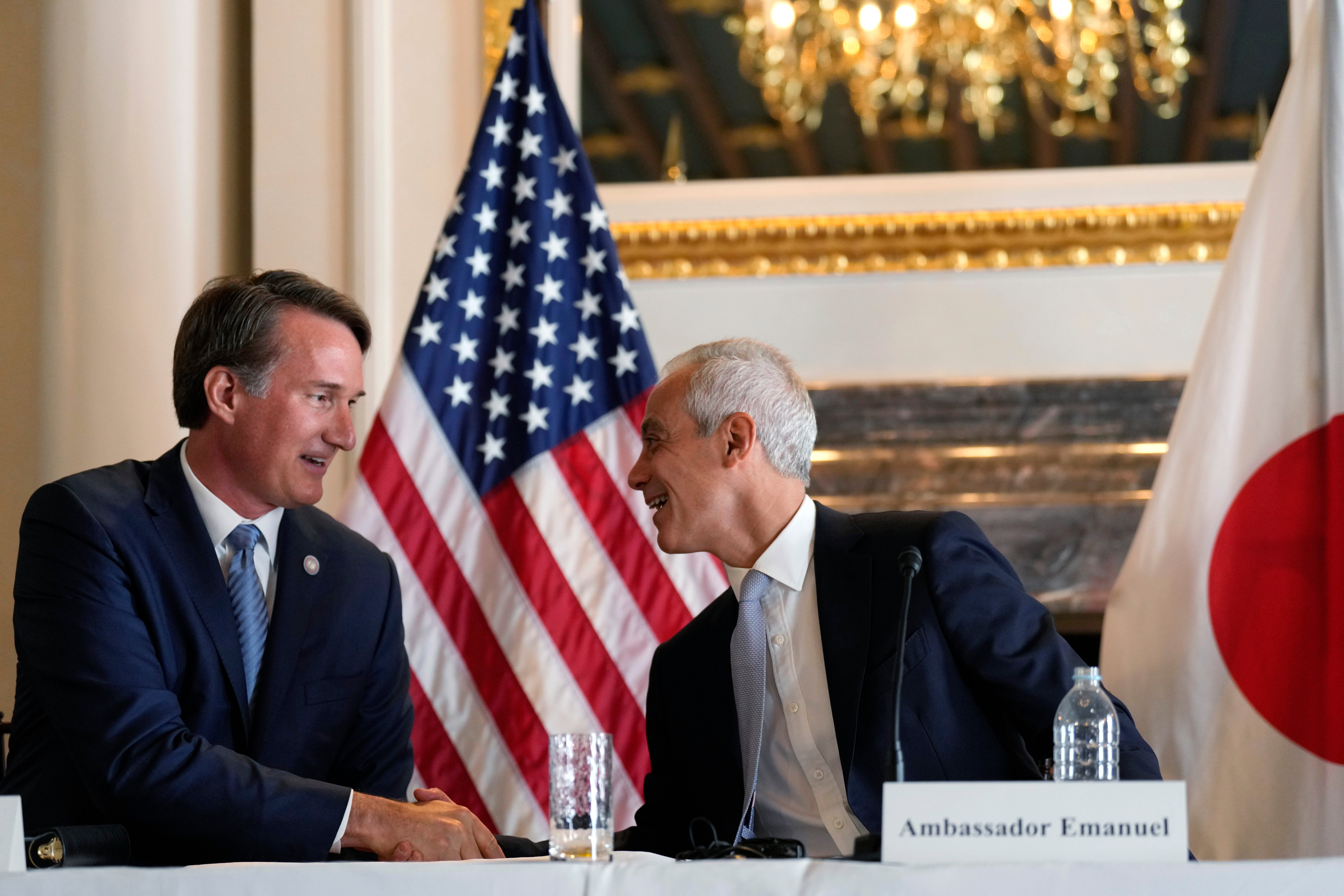 Japan US Virginia Governor