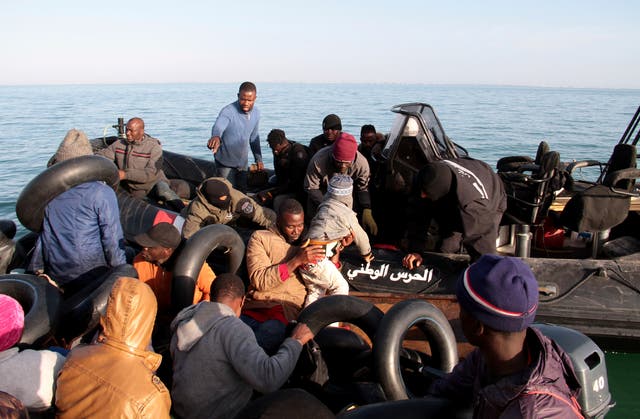 Tunisia Migrants at Sea