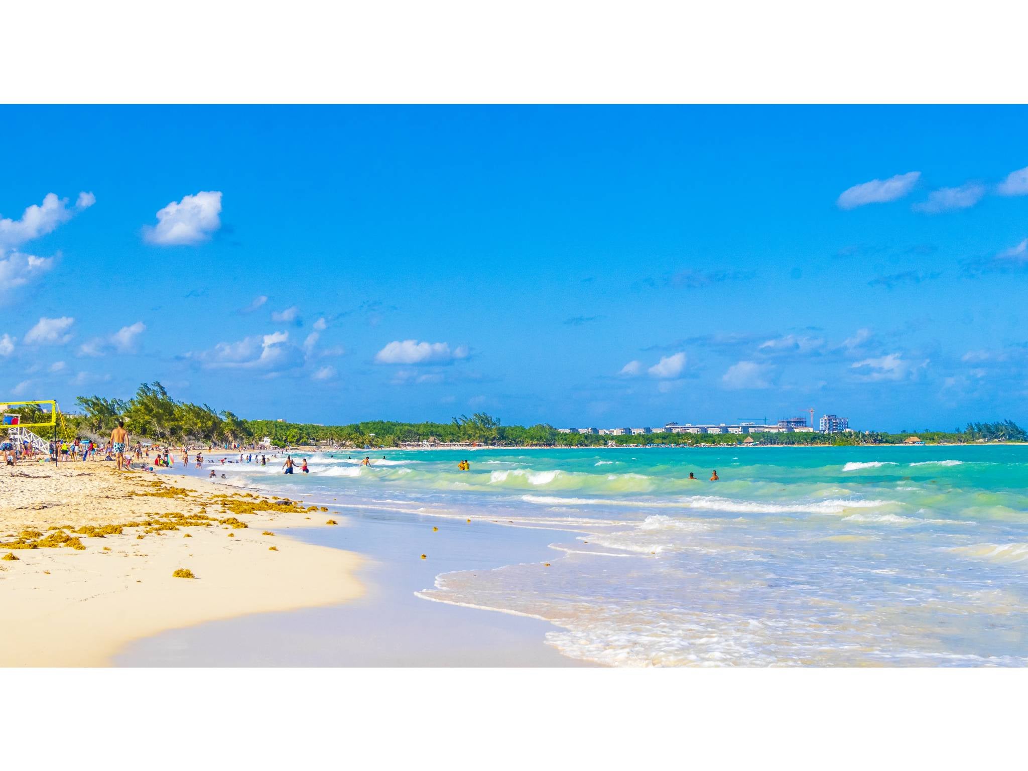 Mexico’s Yucatan Peninsula has a stunning sandy coastline