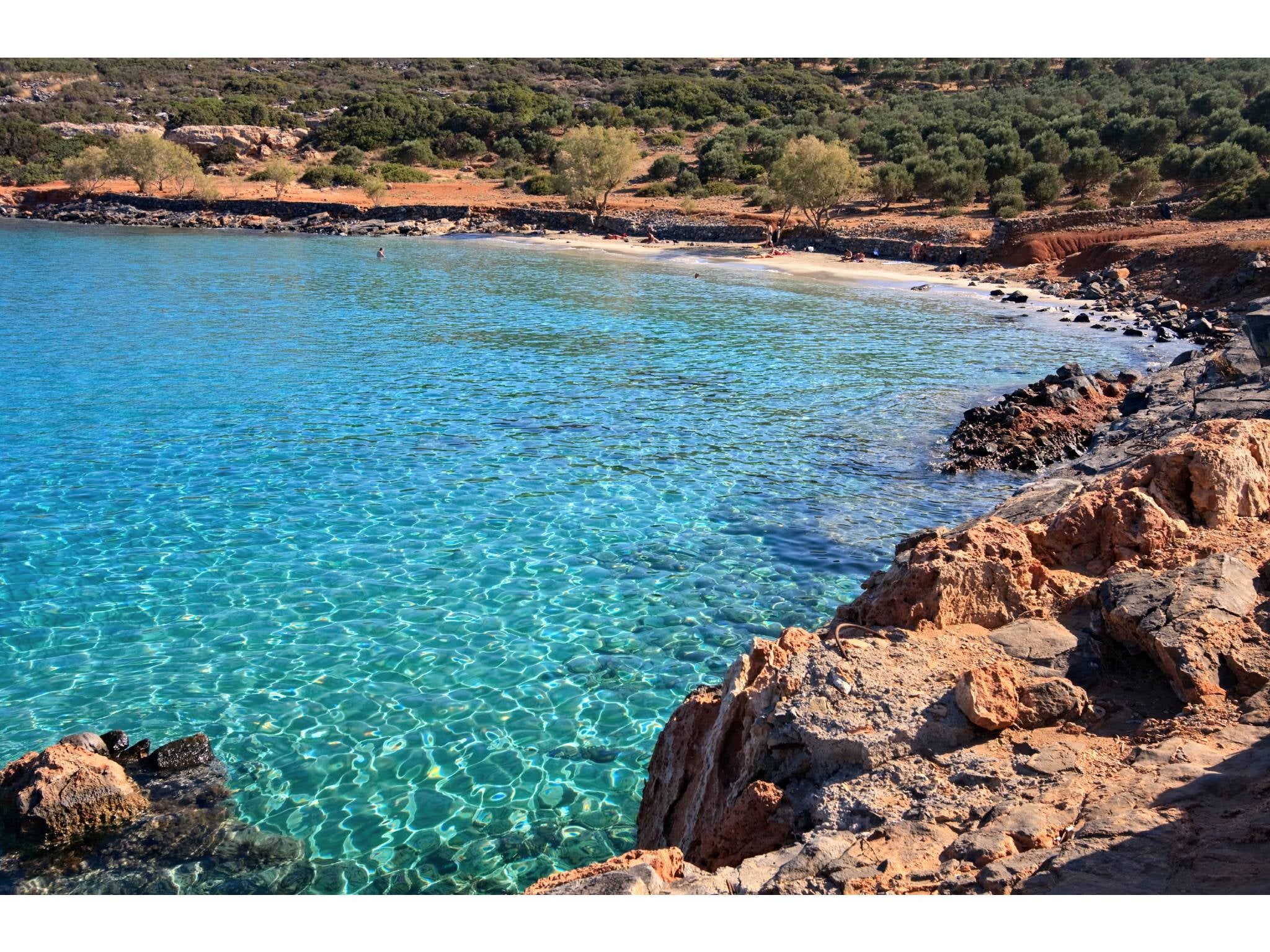 Sitting around 40 miles from Heraklion airport, Elounda can provide a serene sunbathing spot