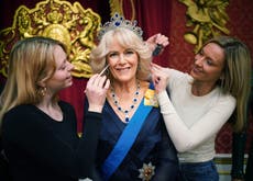 Camilla waxwork unveiled at Madame Tussauds London ahead of coronation