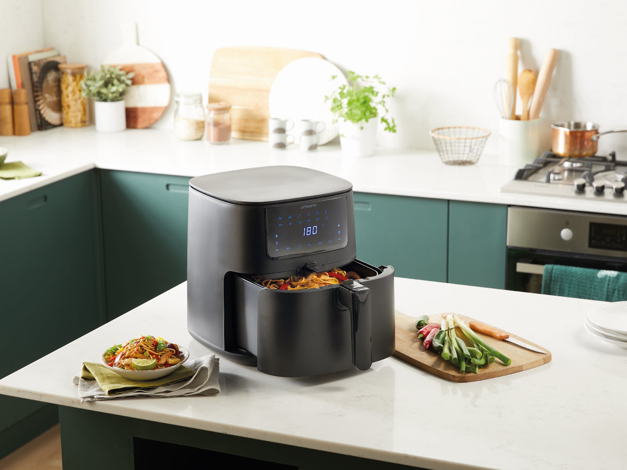  Ambiano Compact Air Fryer Black : Home & Kitchen