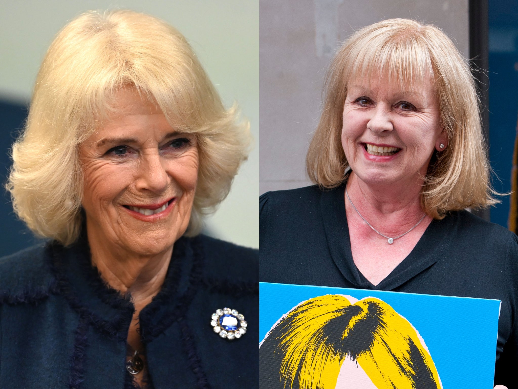 Jo Hansford (right) has been Queen Consort Camilla’s hair stylist for 35 years