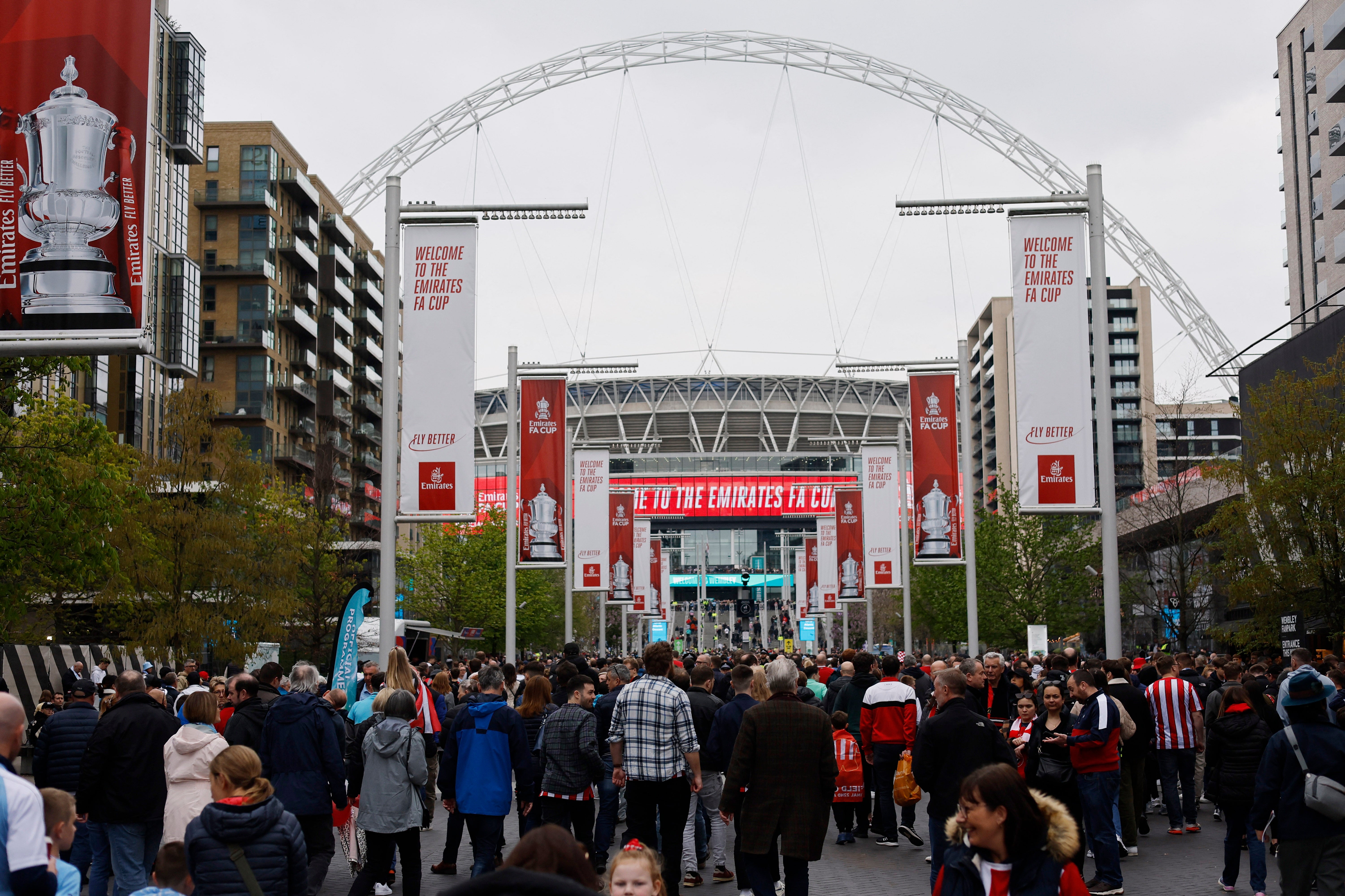 Wembley Stadium will host the FA Cup final on 3 June