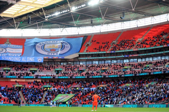 Manchester City and United fans could face disruption to their Wembley travel plans (Adam Davy/PA)