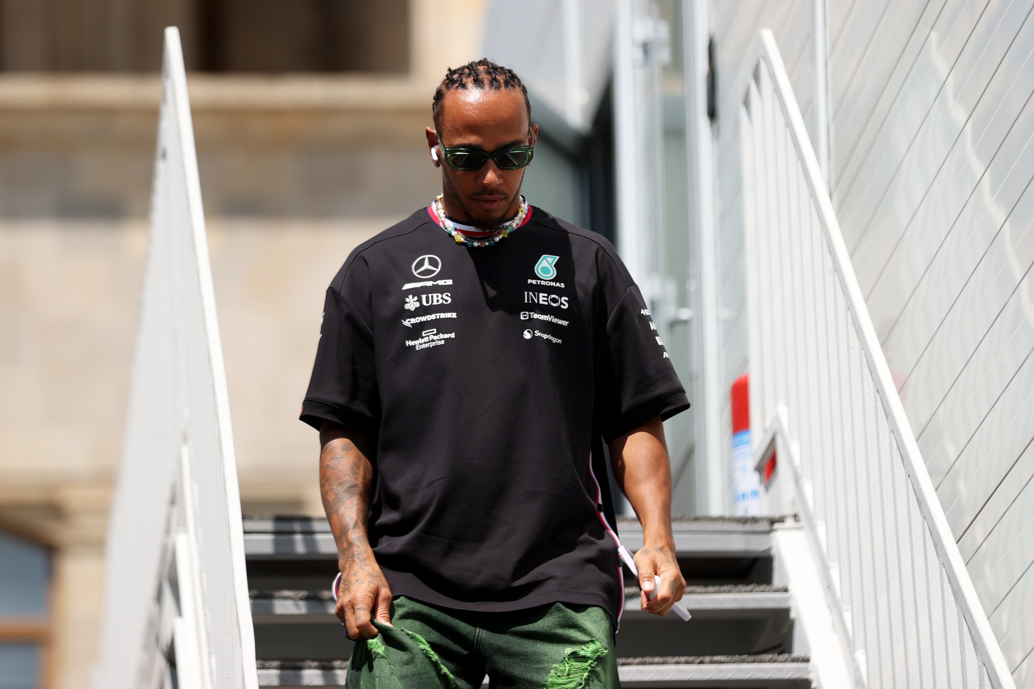 Lewis Hamilton inists reports linking Charles Leclerc to Mercedes is having ‘no impact’ on his own contract negotiations