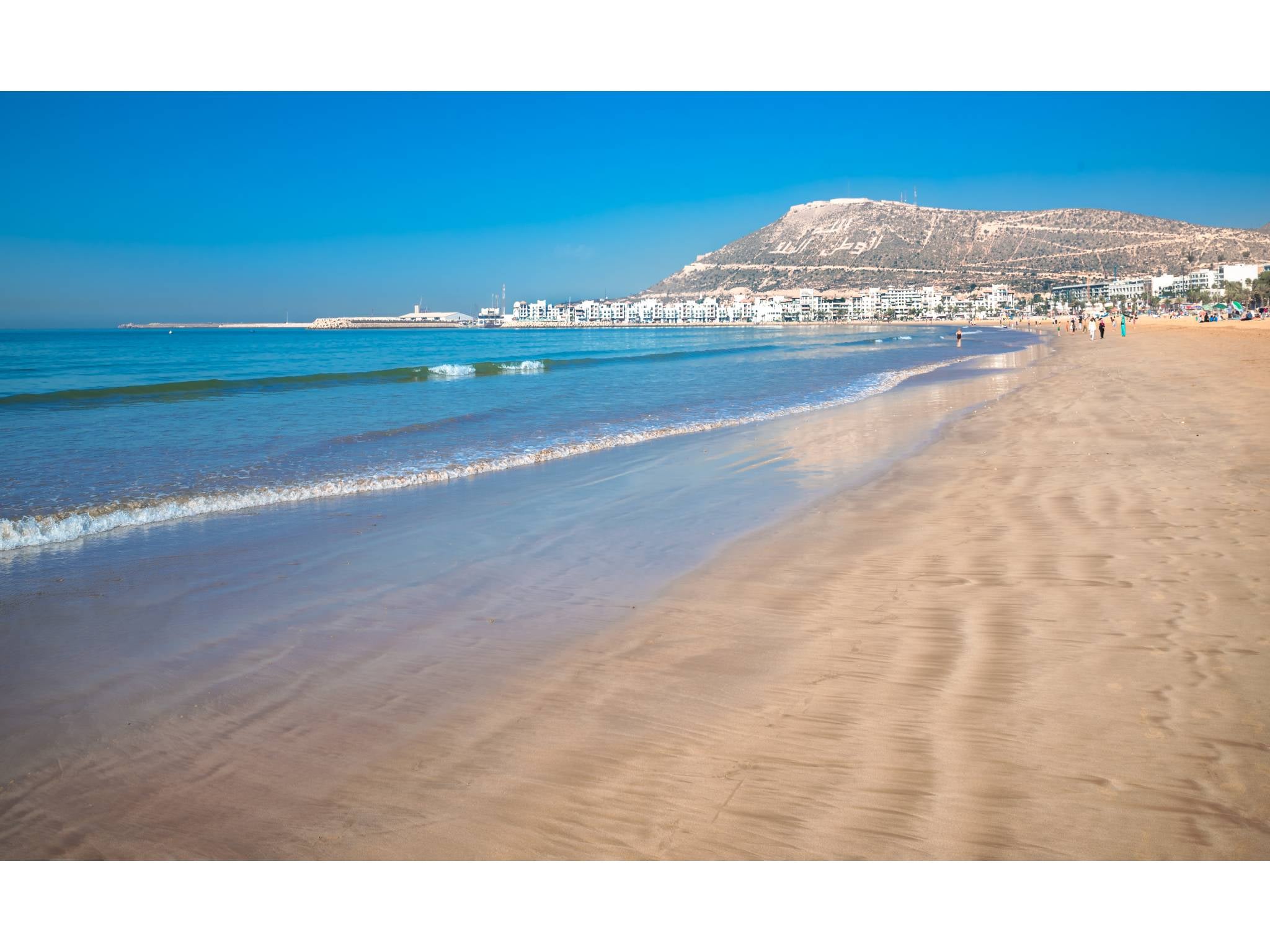 Agadir is home to a long stretch of beaches