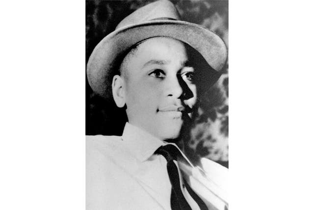 <p>Emmett Till was 14 when he was brutally murdered in 1955 in Mississippi after being accused of whistling at a white woman </p>