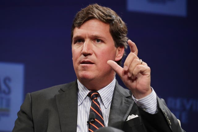 <p>Tucker Carlson discusses ‘Populism and the Right’ during the National Review Institute’s Ideas Summit at the Mandarin Oriental Hotel March 29, 2019 in Washington, DC.</p>