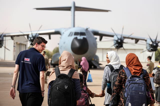<p>The UK government is only allowing British passport holders and their families on to evacuation plans in Sudan, leaving at least eight NHS doctors in limbo over their safety</p>