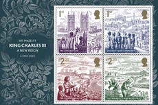 King’s crowning appears on new stamps celebrating coronation