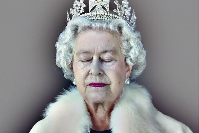 Lightness of Being, a unique work of Queen Elizabeth II, donated to Sotheby’s by Chris Levine (Sotheby’s/PA)