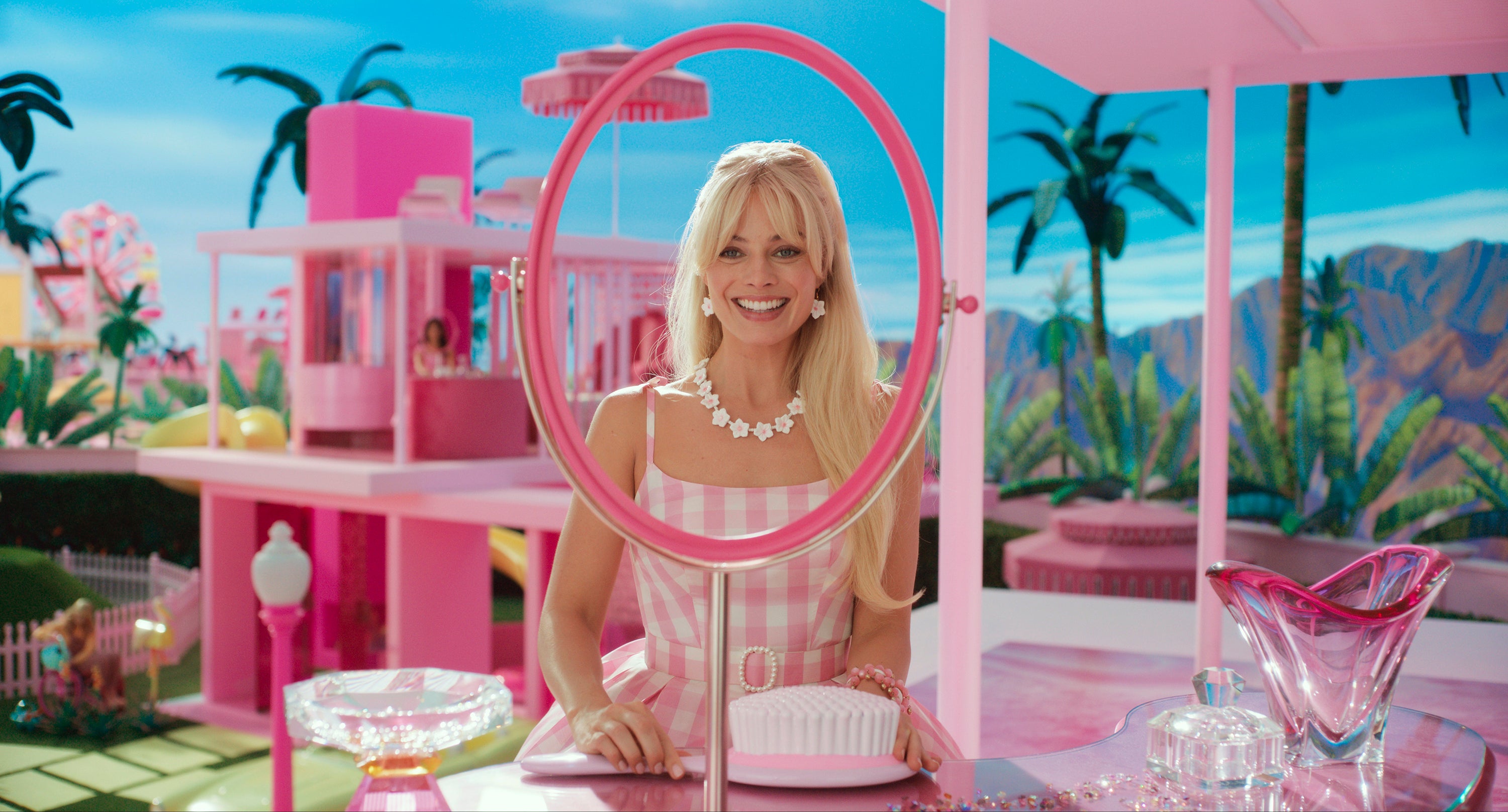 Margot Robbie gave a tour of the Barbie house