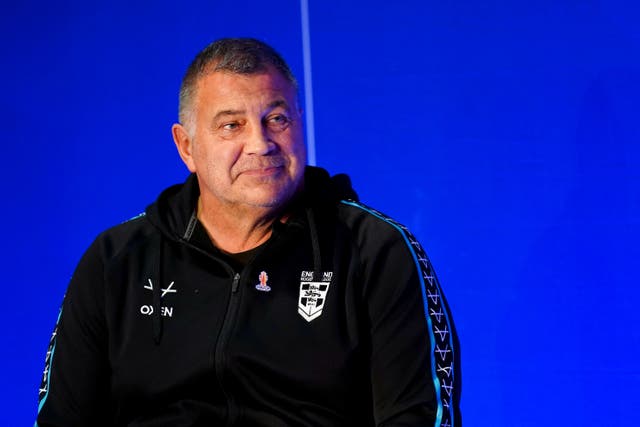 Head coach Shaun Wane will lead England this Saturday for the first time since their World Cup semi-final defeat last year (Martin Rickett/PA)