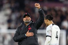 Liverpool form ‘only the start’ as Jurgen Klopp seeks consistent performances