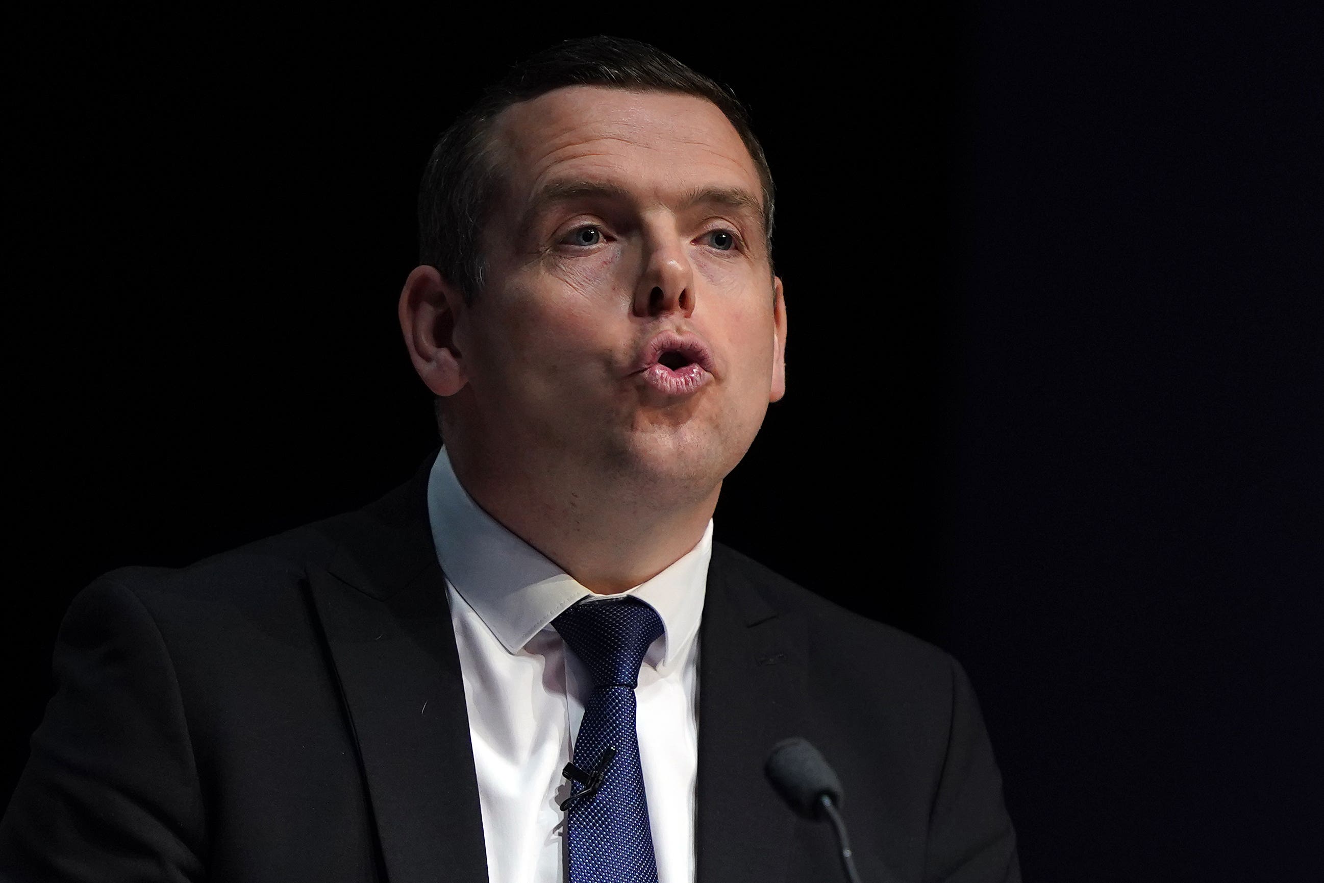 Scottish Conservative leader Douglas Ross insisted his party was ‘focused on Scotland’s real priorities’. (Andrew Milligan/PA)