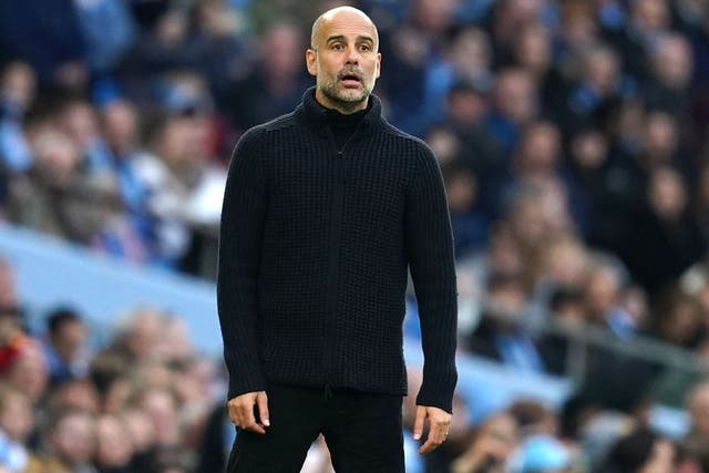 Pep Guardiola has warned Manchester City against complacency (Nick Potts/PA)