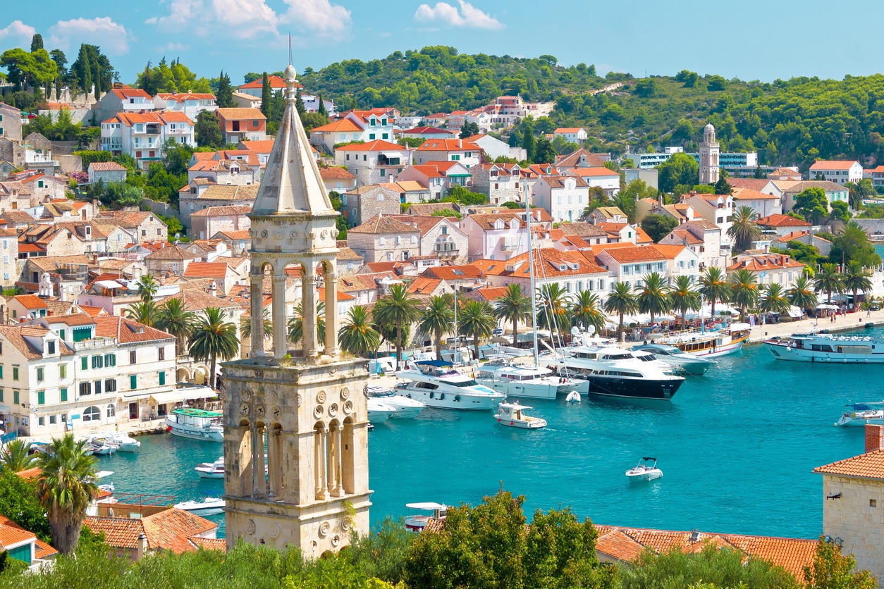 A view of Hvar harbour, once the main Venetian port in the Eastern Adriatic