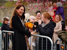 Video captures sweet moment Kate Middleton lets baby play with her $845 handbag