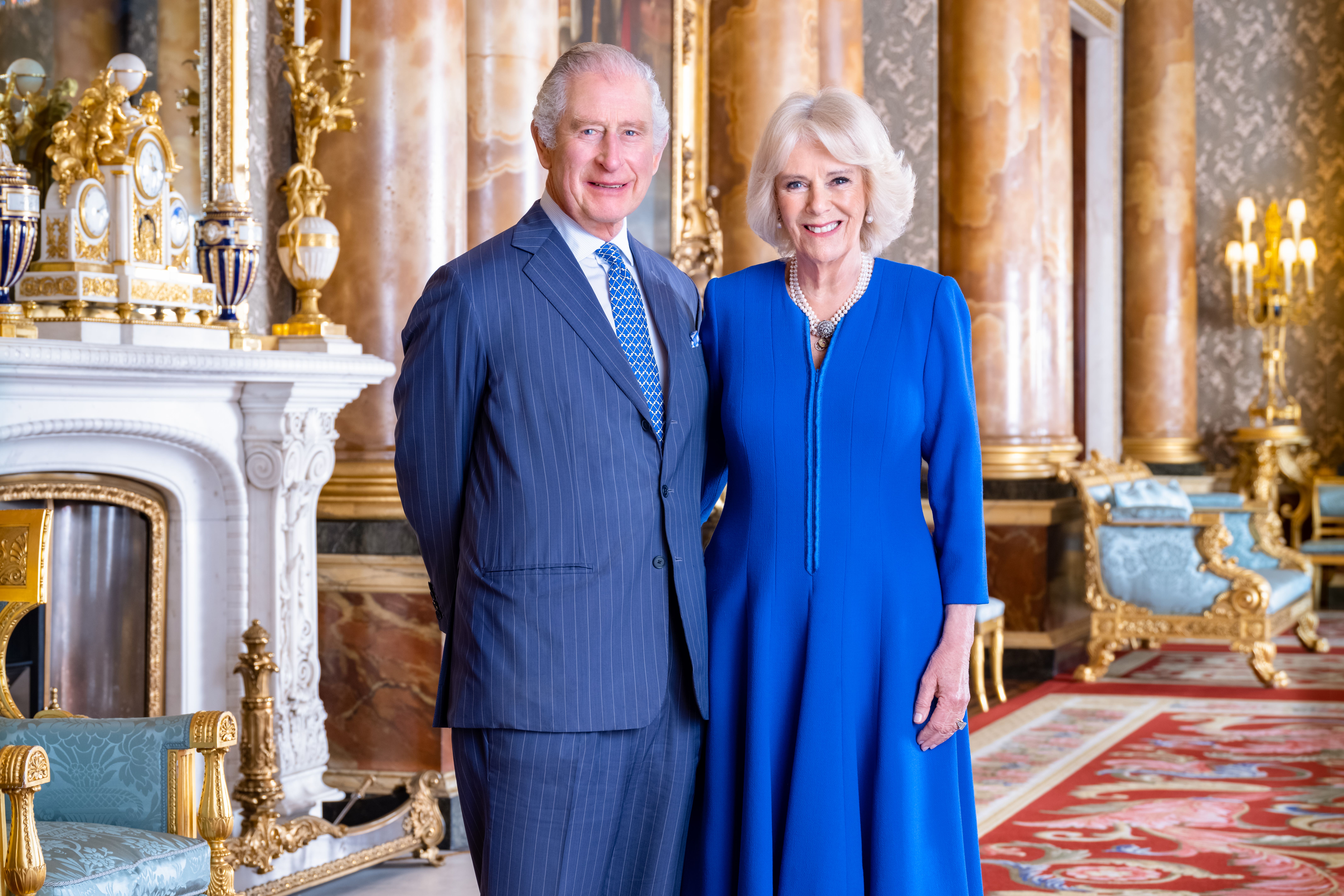 A portrait of the King and Queen Consort taken last month by Hugo Burnand