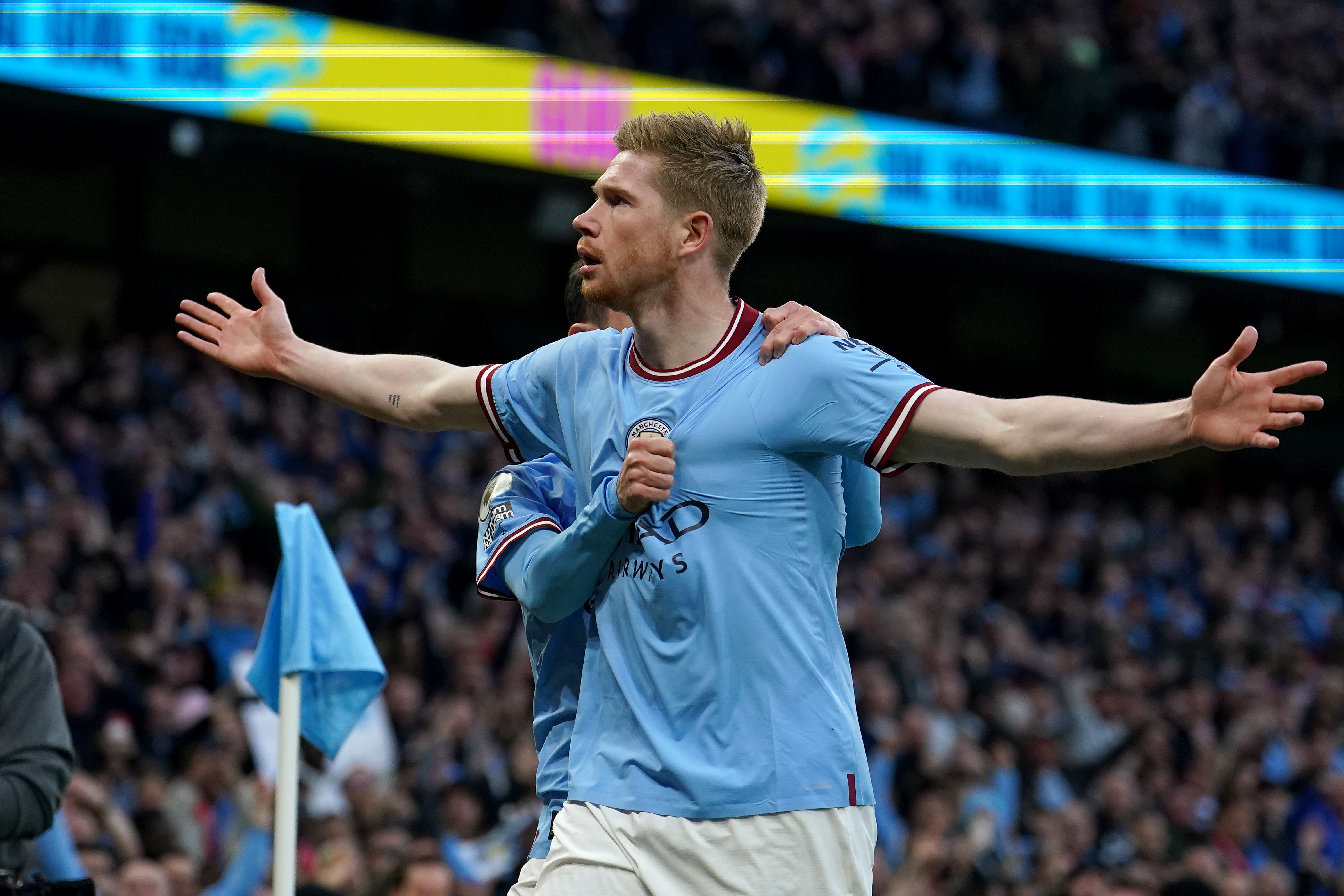 Kevin De Bruyne has hit form for Manchester City (Martin Rickett/PA)