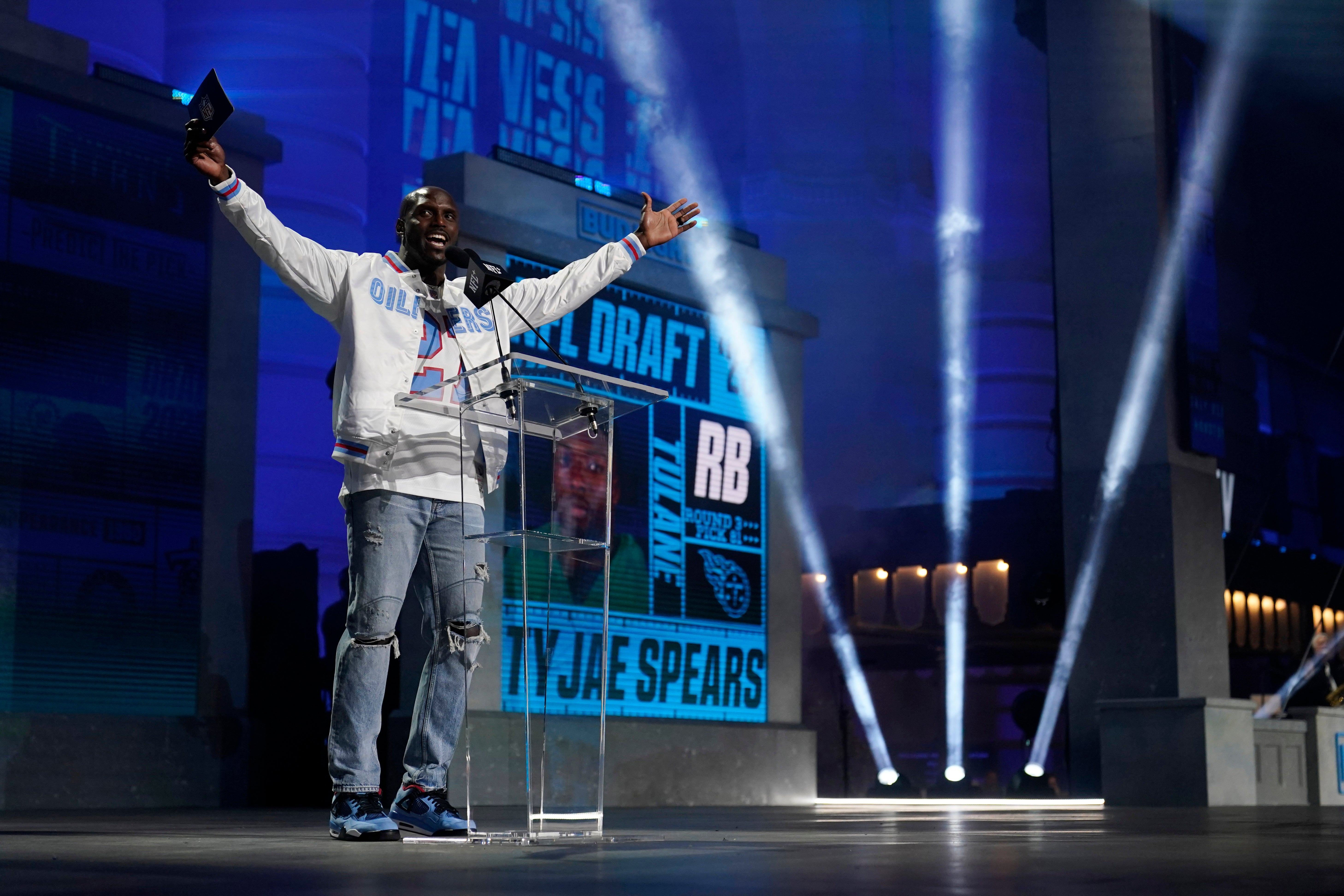 APTOPIX NFL Draft Football