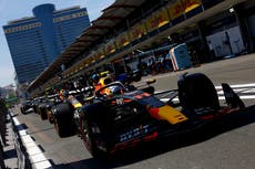 F1 sprint qualifying RESULTS: Azerbaijan GP shootout times as Charles Leclerc gets pole