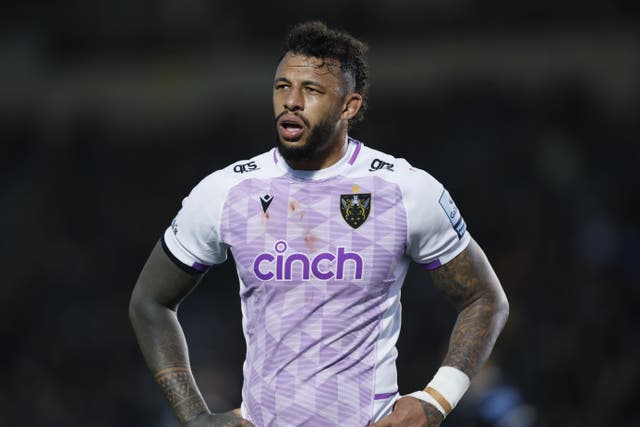 Courtney Lawes has signed a new Northampton contract (Richard Sellers/PA)