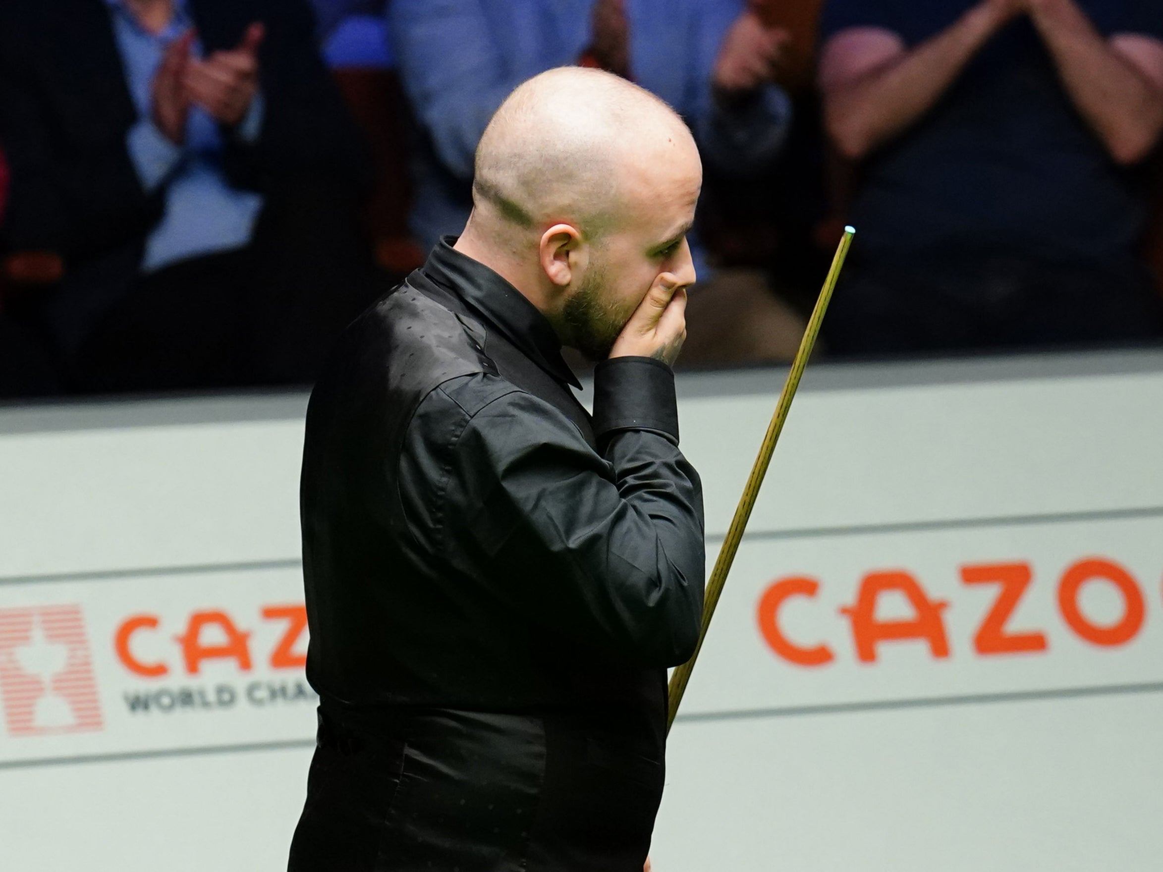 Luca Brecel was stunned to pull off the biggest comeback in Cruicible history