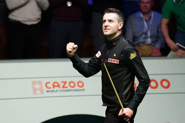 Mark Selby completed his semi-final win over Mark Allen just before 1am on Sunday morning (Zac Goodwin/PA)