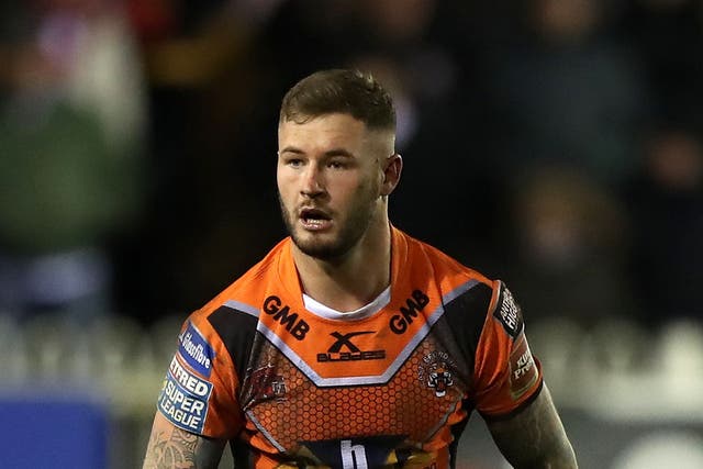 Zak Hardaker was sacked by Castleford after failing a drugs test (Simon Cooper/PA)