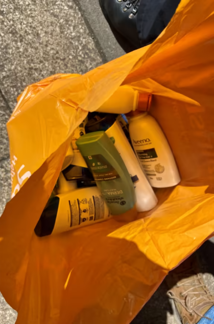 The hair products found