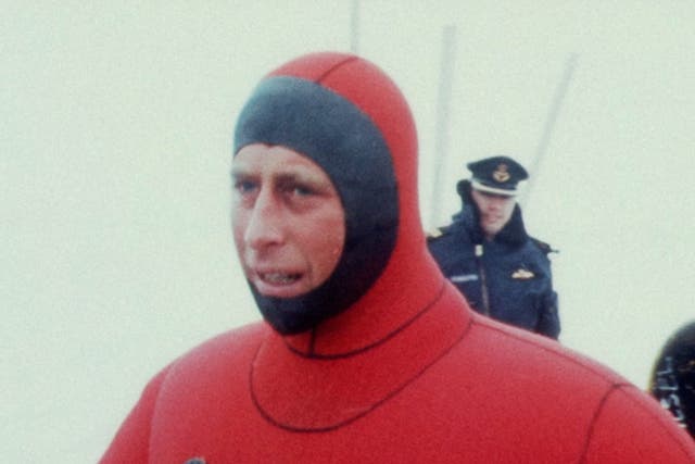 <p>Prince Charles deflates scuba diving suit in rare documentary footage</p>
