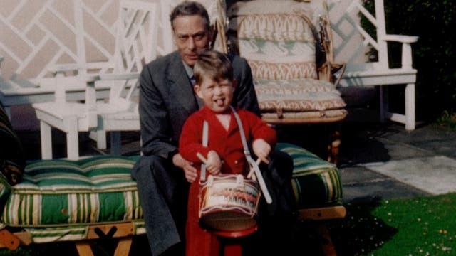 <p>Watch young then-Prince Charles playing with late King George VI in rare footage</p>