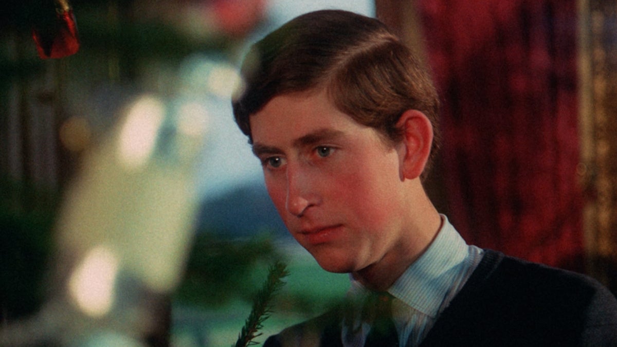 Never-before-seen footage goes behind scenes of 1969 Christmas with then-Prince Charles and late Queen